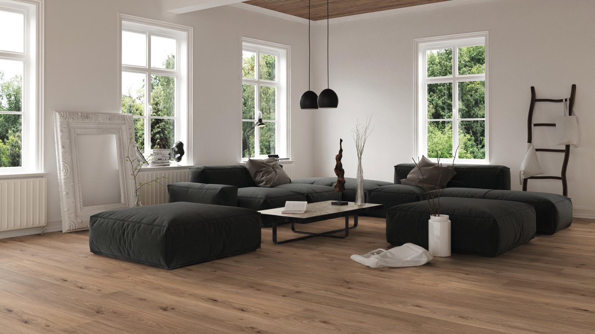 Kaindl AQUA PRO tölgy furnérparketta 8,5 mm széles